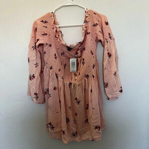 NWT Off the Shoulder Floral Long Sleeve Top - Torrid - Womens Size 2x